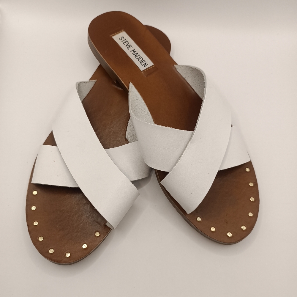 Steve Madden leather sandals 9.5